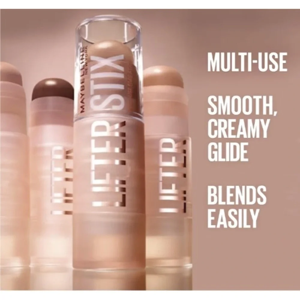 Maybelline Lifter Gloss‎ 90 HWYN3W Multi Use Face Stick Bronzer Contour NEW